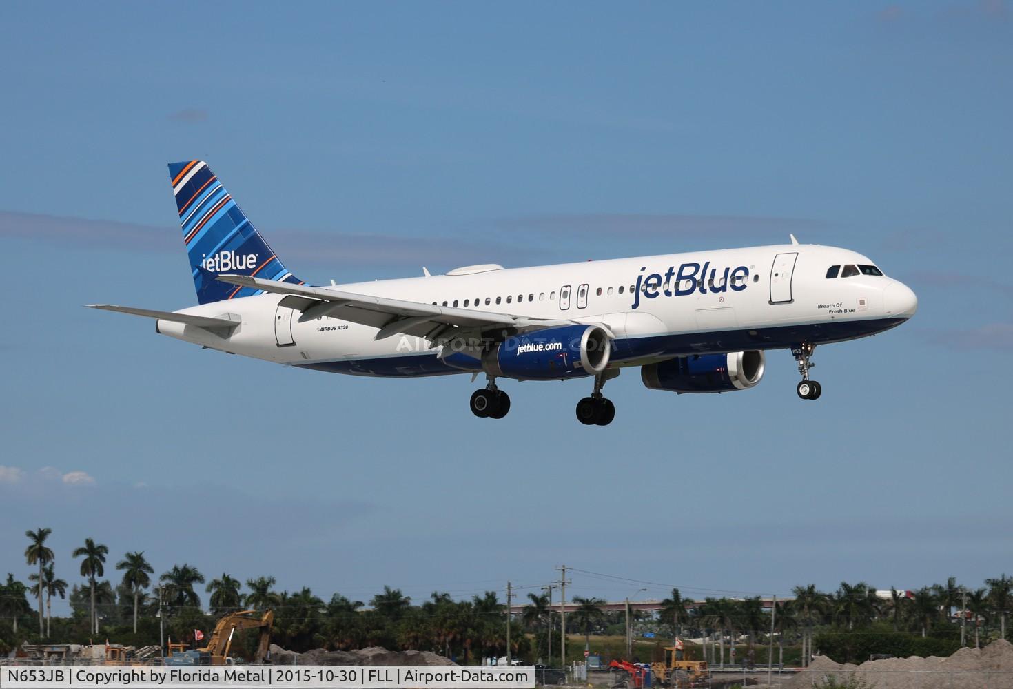 N653JB, 2007 Airbus A320-232 C/N 3039, Jet Blue