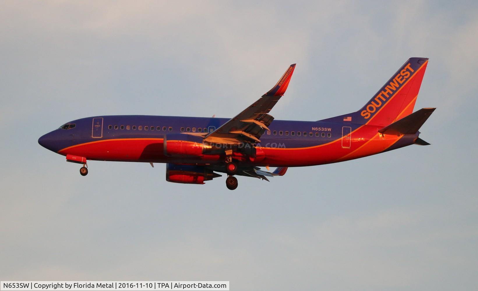 N653SW, 1997 Boeing 737-3H4 C/N 28398, Southwest