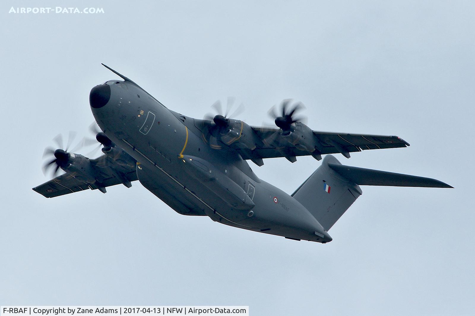 F-RBAF, 2015 Airbus A400M-180 C/N 014, A400M departing NAS Fort Worth