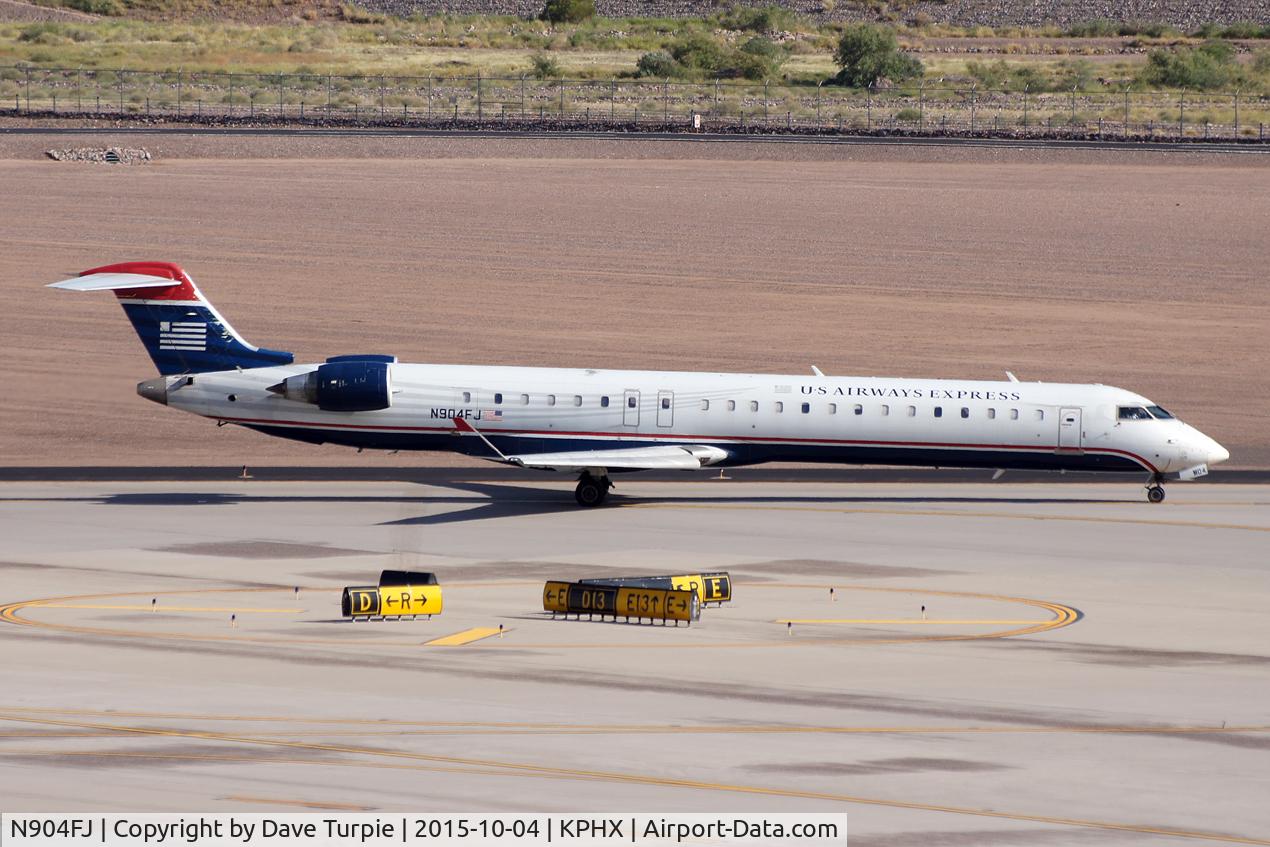 N904FJ, 2003 Bombardier CRJ-900ER (CL-600-2D24) C/N 15004, No comment.