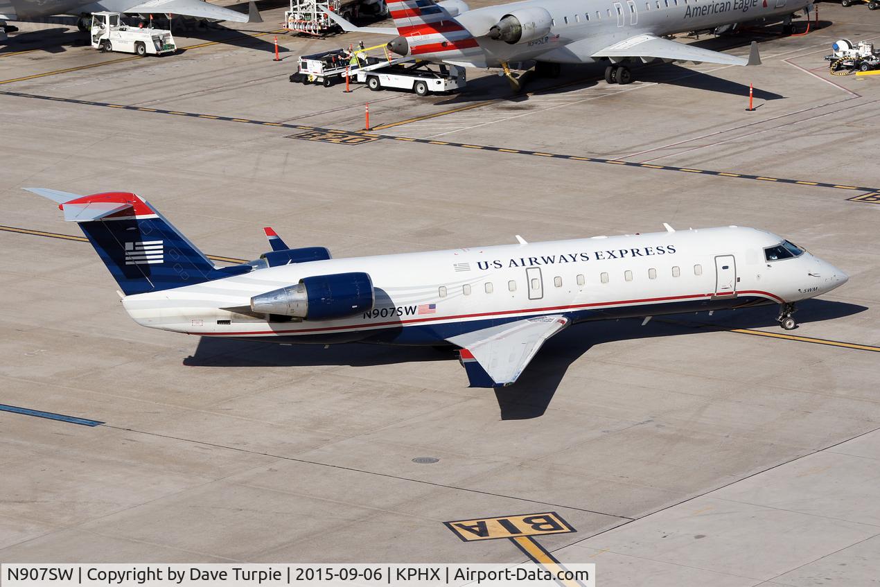 N907SW, 2001 Bombardier CRJ-200LR (CL-600-2B19) C/N 7511, No comment.