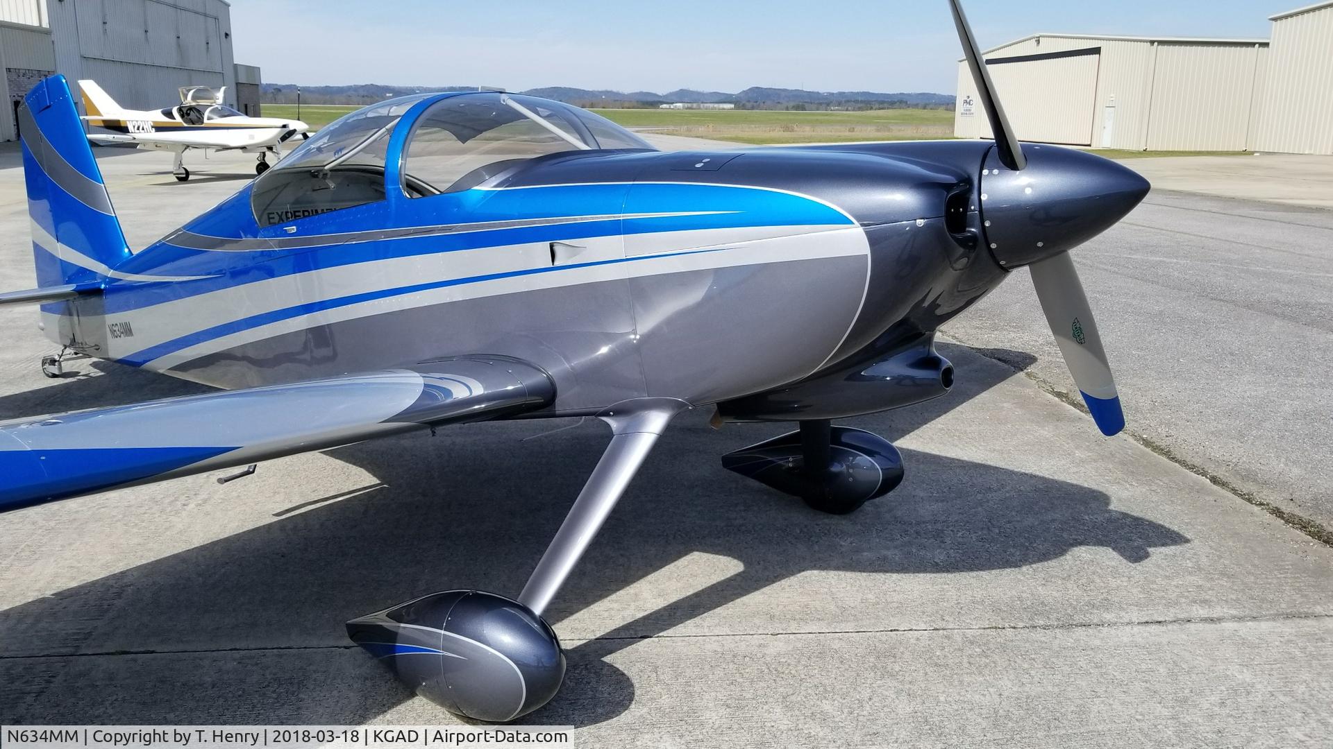 N634MM, 2006 Vans RV-7 C/N MM71936, Fresh out of paint