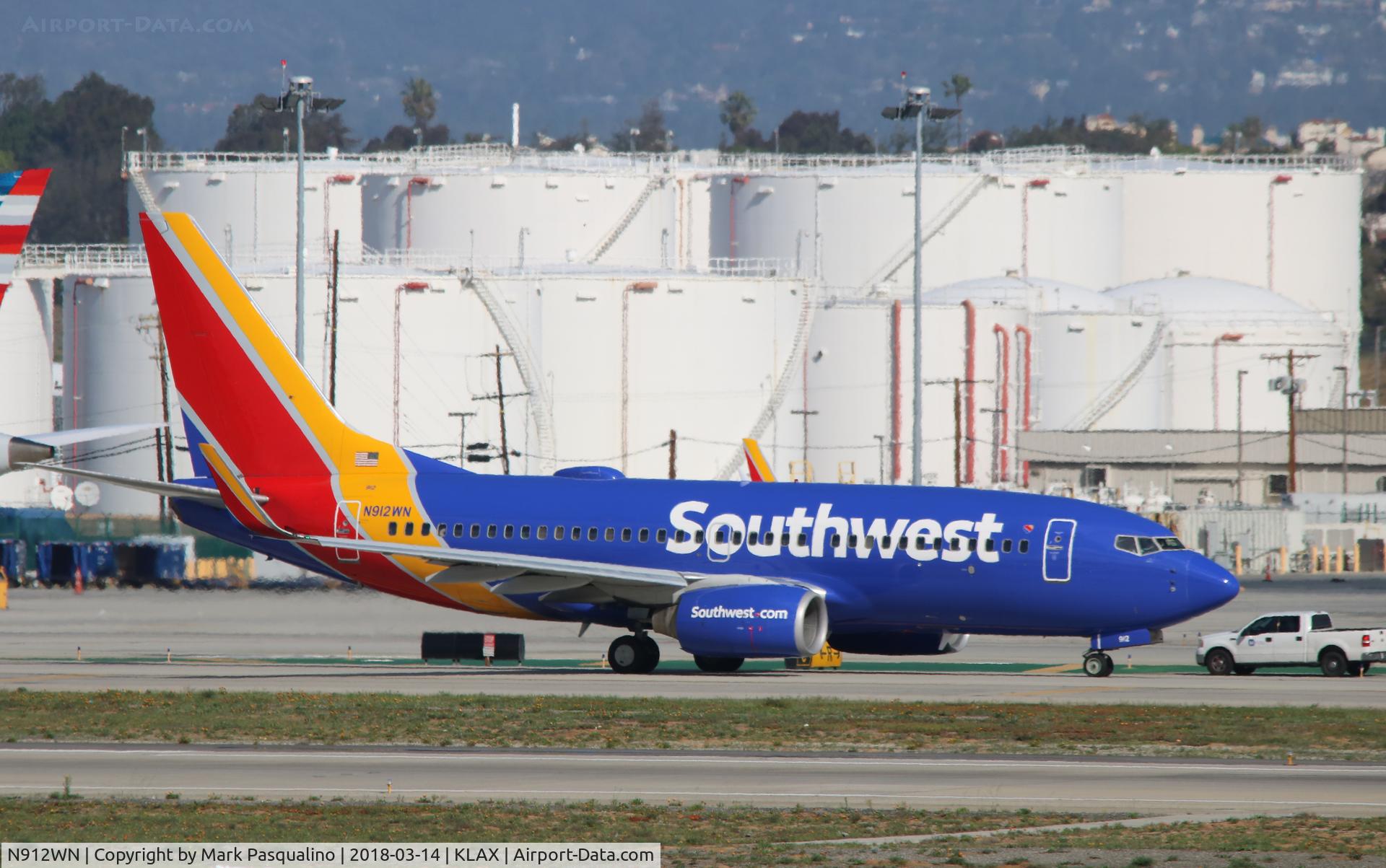 N912WN, 2008 Boeing 737-7H4 C/N 36621, Boeing 737-700