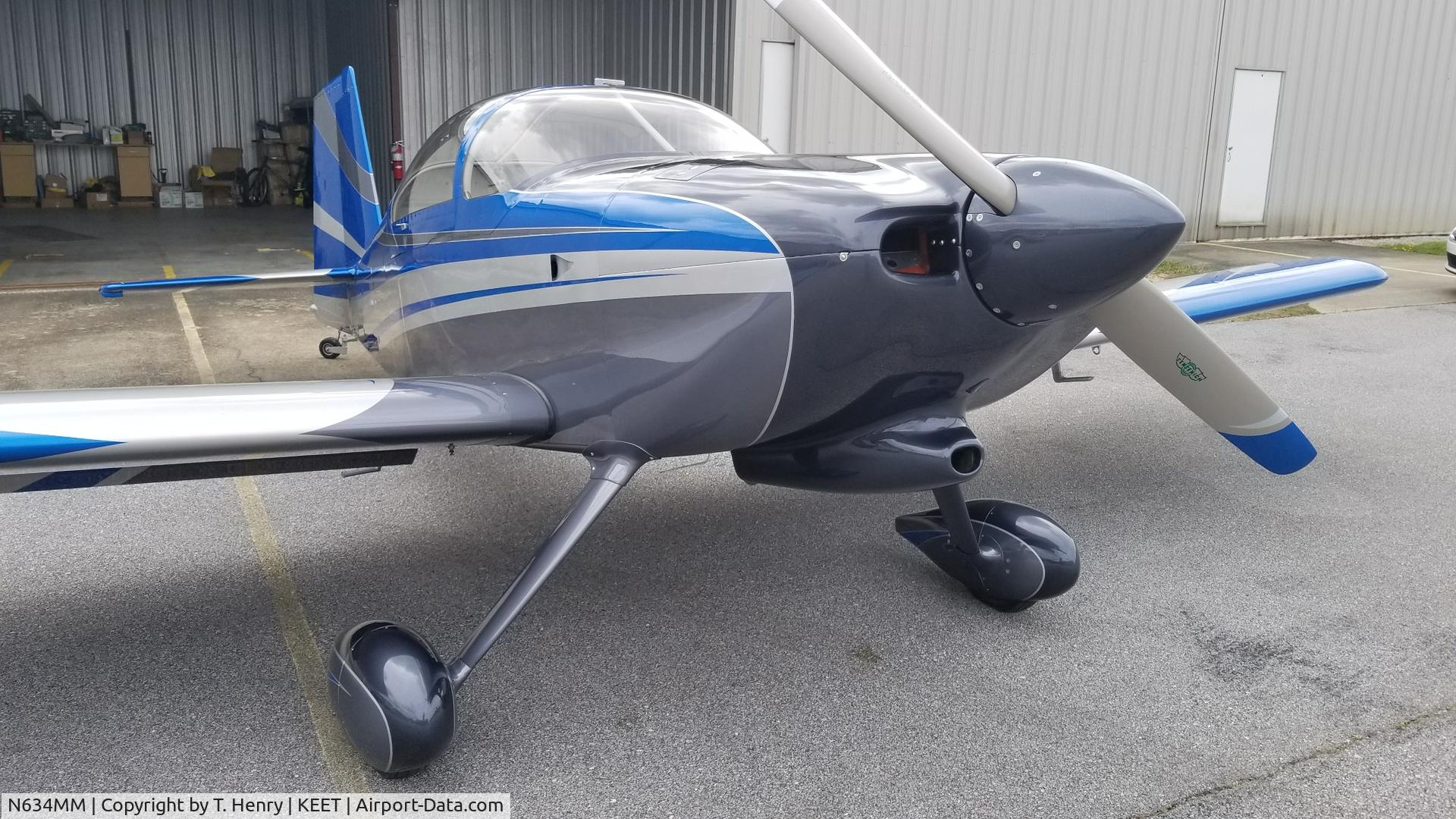 N634MM, 2006 Vans RV-7 C/N MM71936, Back home at KEET