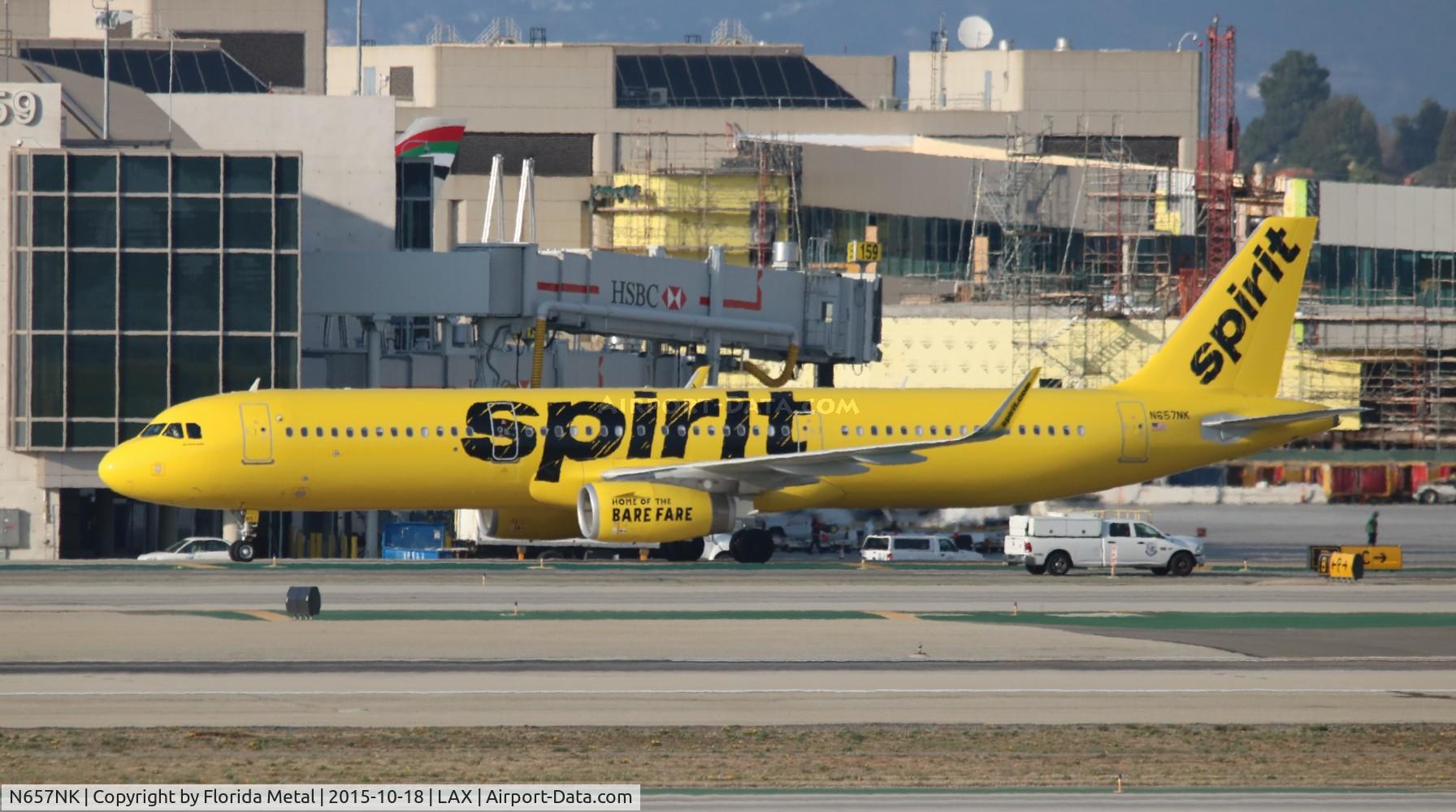 N657NK, 2015 Airbus A321-231 C/N 6672, Spirit