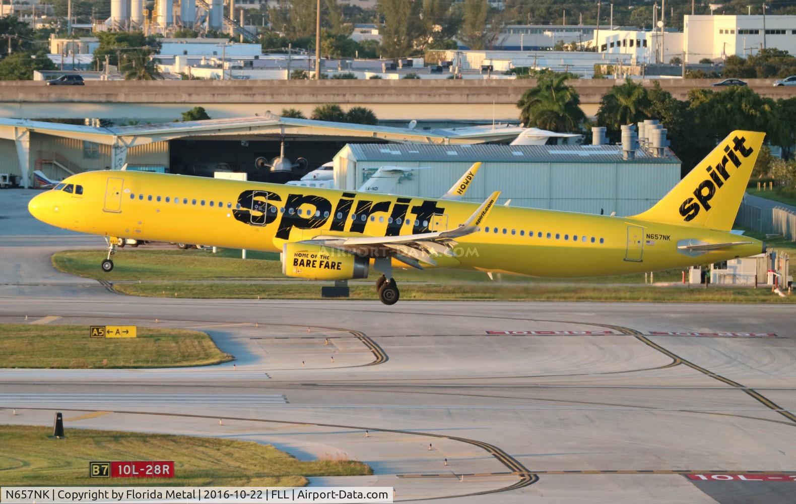 N657NK, 2015 Airbus A321-231 C/N 6672, Spirit