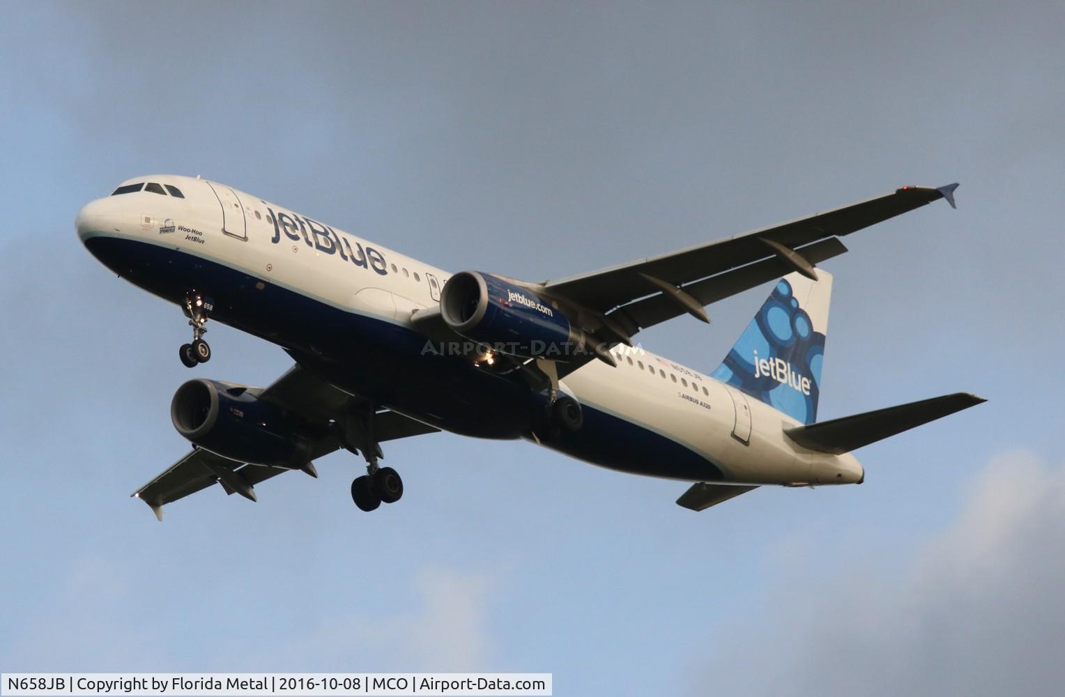 N658JB, 2007 Airbus A320-232 C/N 3150, Jet blue
