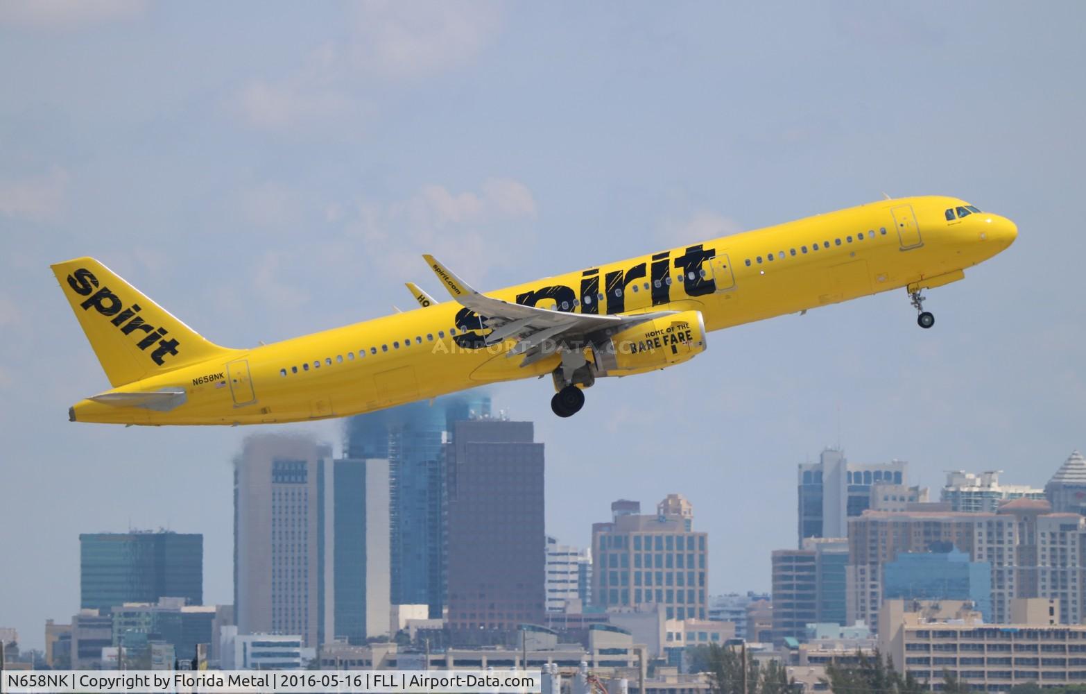 N658NK, 2015 Airbus A321-231 C/N 6736, Spirit