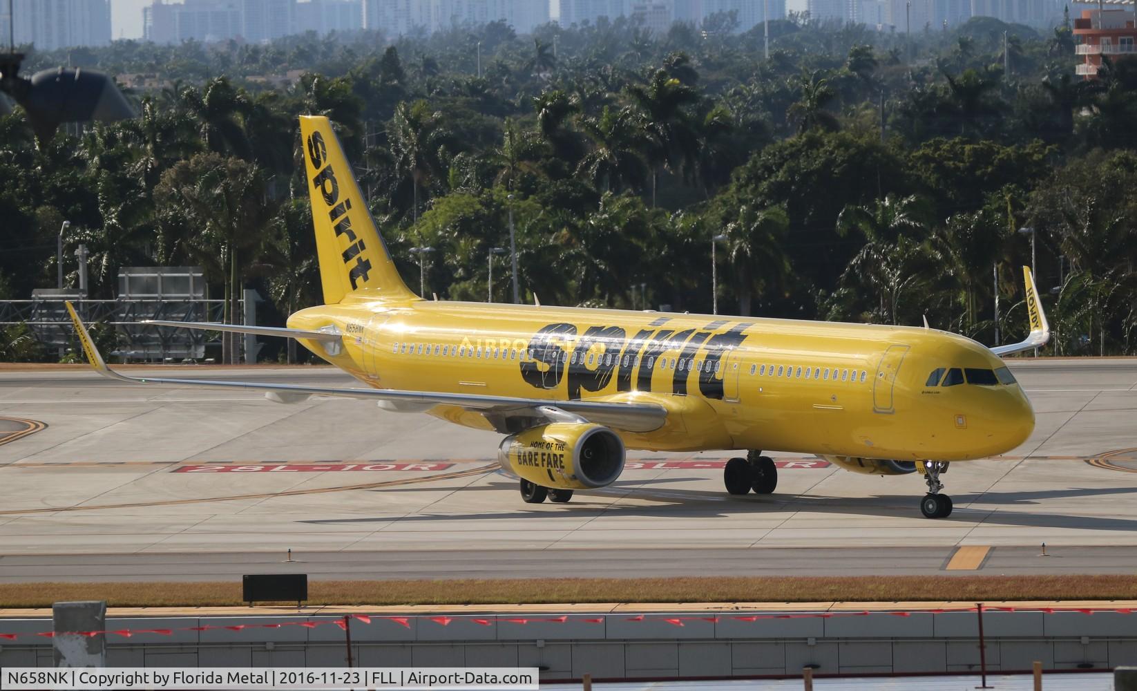 N658NK, 2015 Airbus A321-231 C/N 6736, Spirit