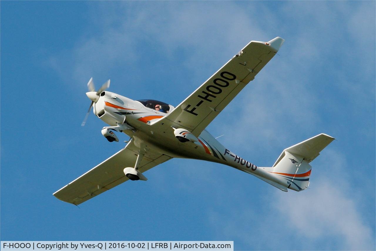 F-HOOO, 2013 Diamond DA-40 Diamond Star C/N D4.144, Diamond DA-40 Diamond Star, Take off rwy 25L, Brest-Bretagne Airport (LFRB-BES)