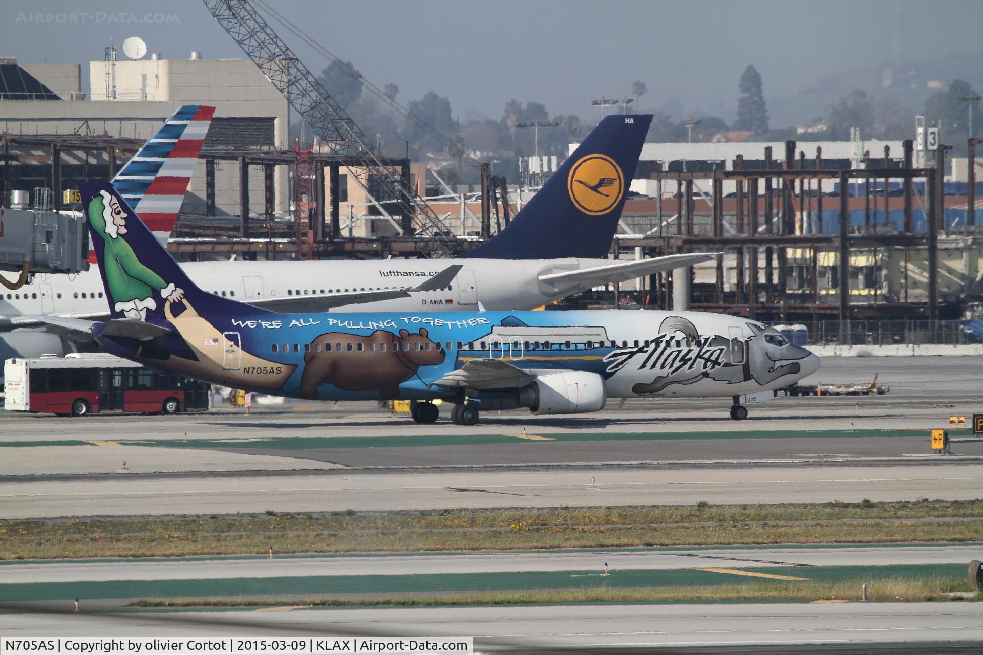 N705AS, 1998 Boeing 737-490 C/N 29318, Los Angeles
