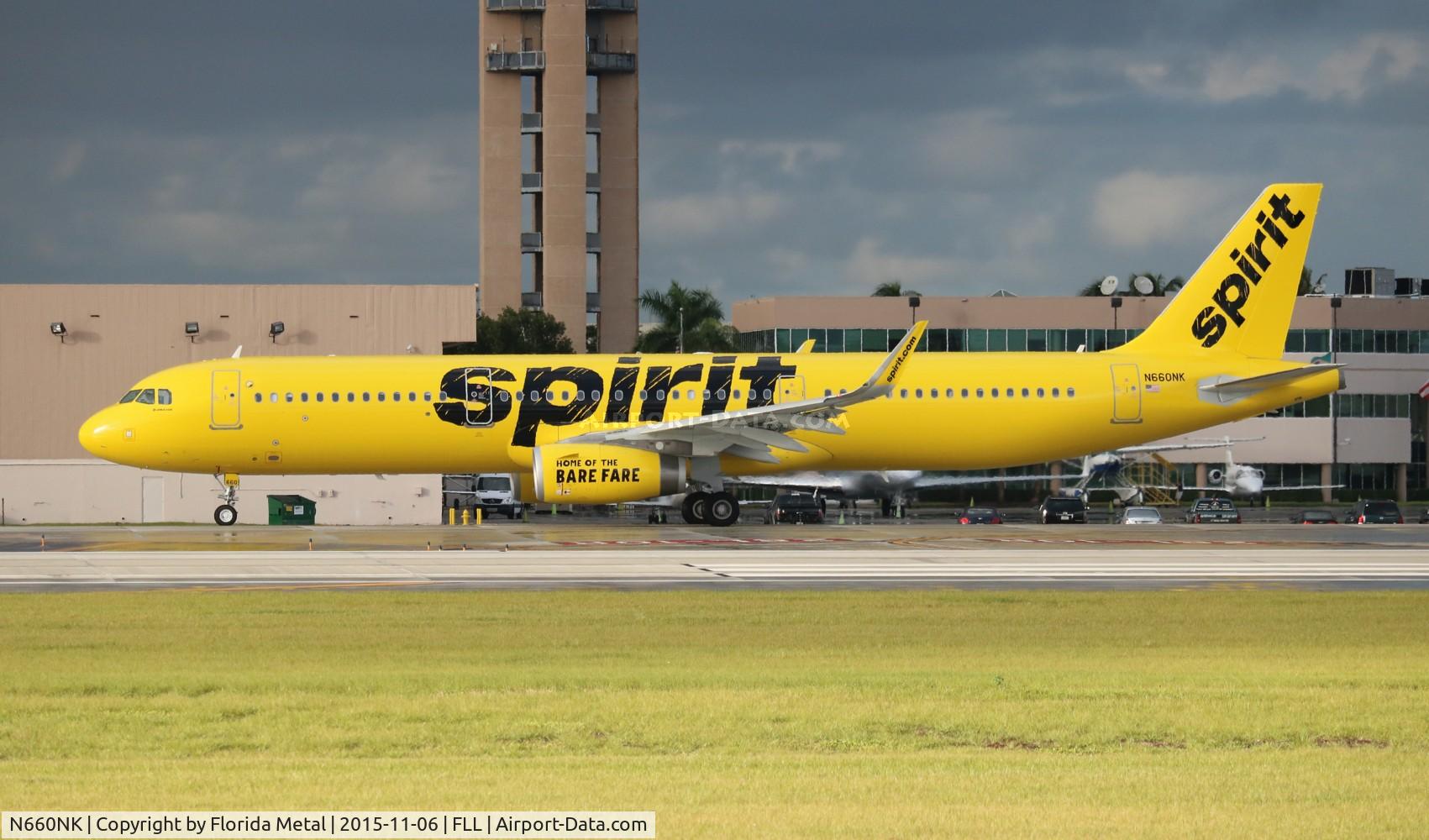 N660NK, 2015 Airbus A321-231 C/N 6804, Spirit