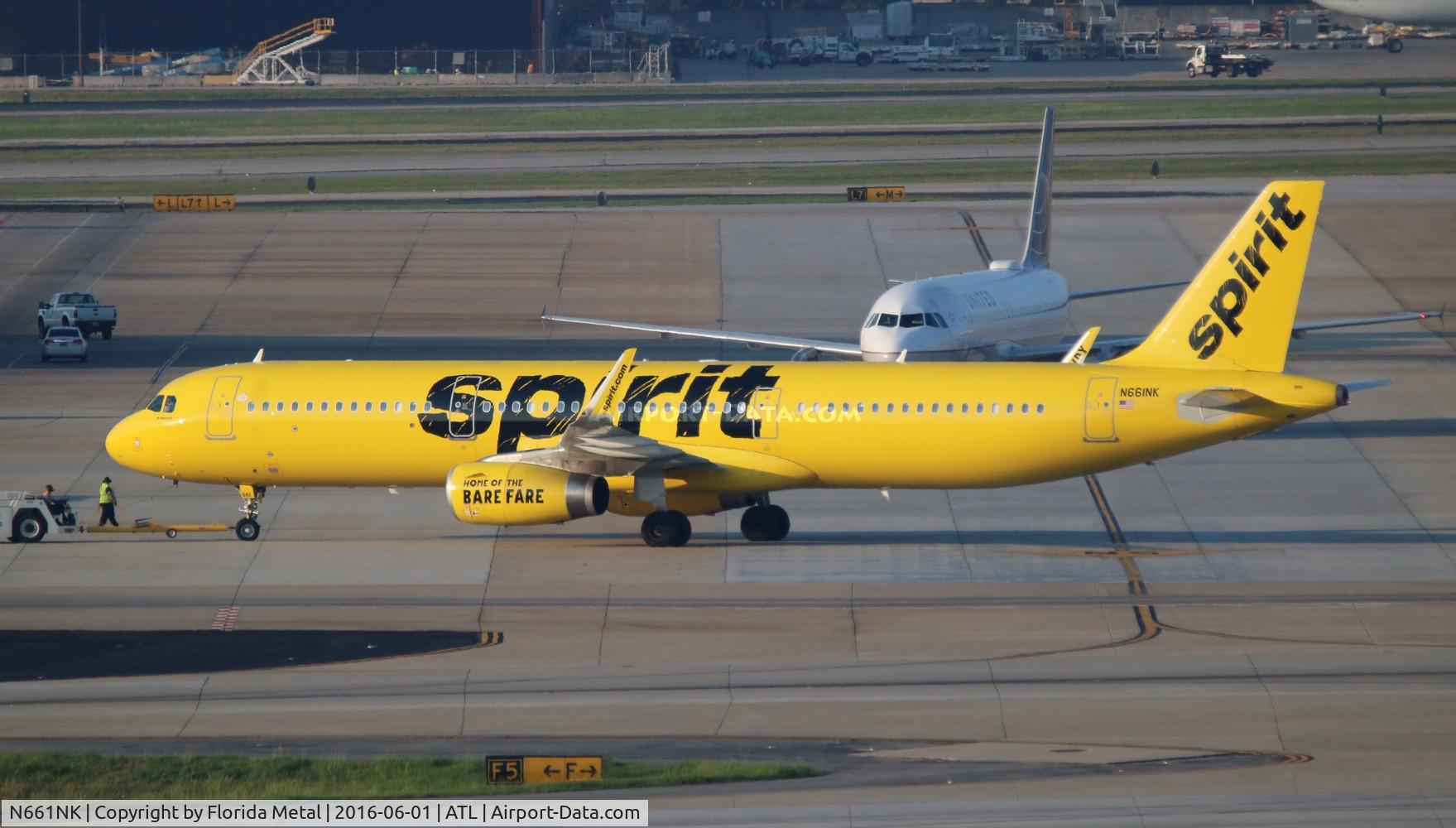 N661NK, 2015 Airbus A321-231 C/N 6867, Spirit