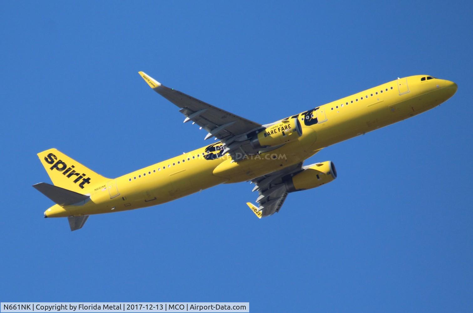 N661NK, 2015 Airbus A321-231 C/N 6867, Spirit