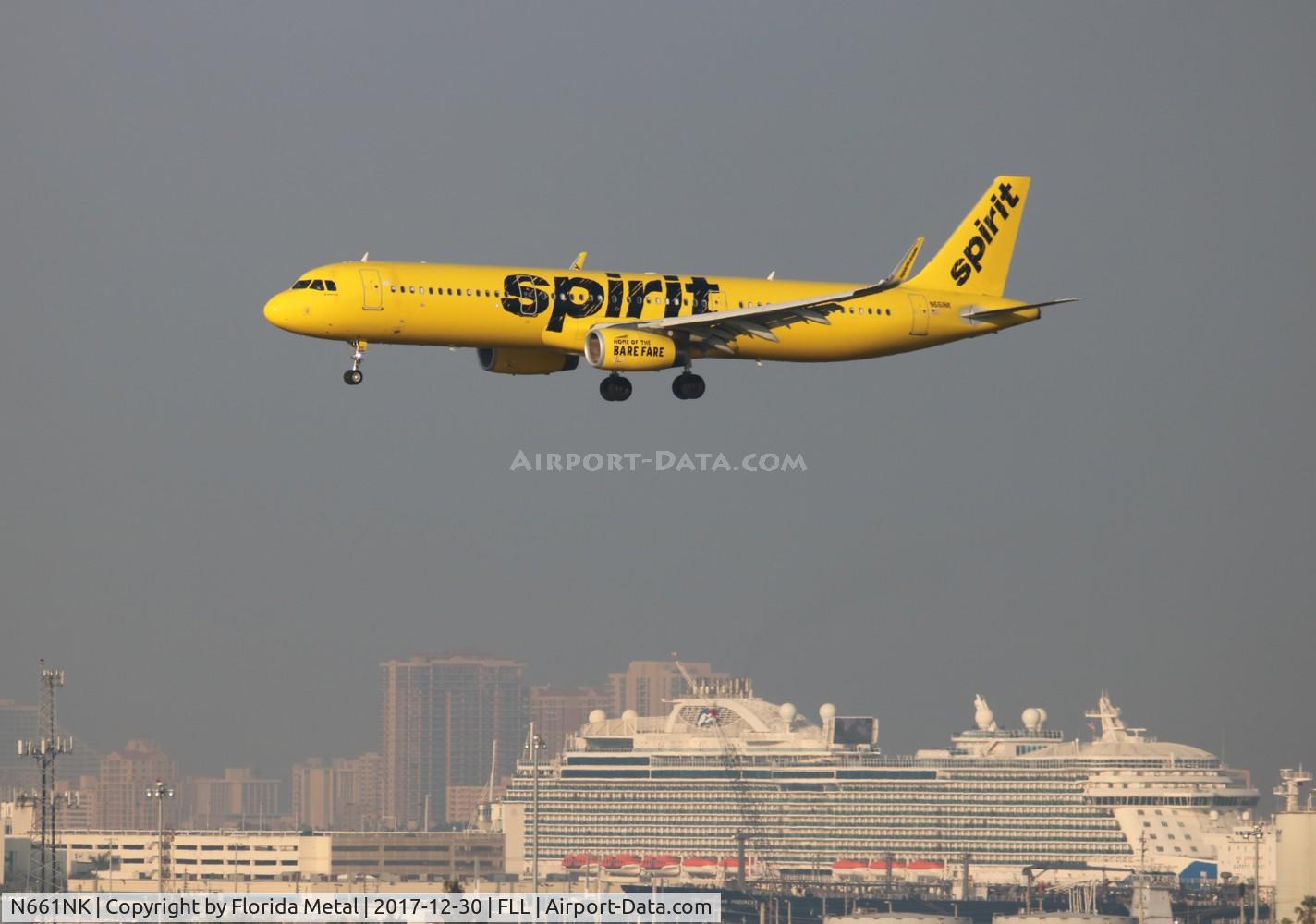 N661NK, 2015 Airbus A321-231 C/N 6867, Spirit