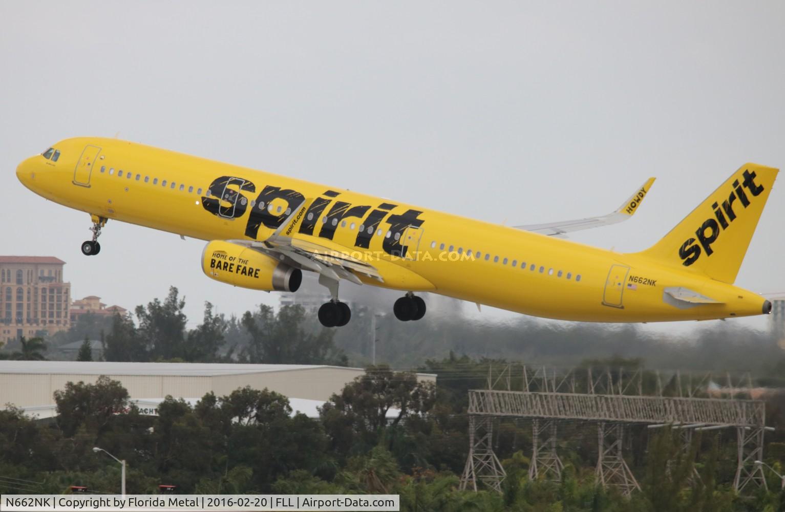 N662NK, 2015 Airbus A321-231 C/N 6897, Spirit