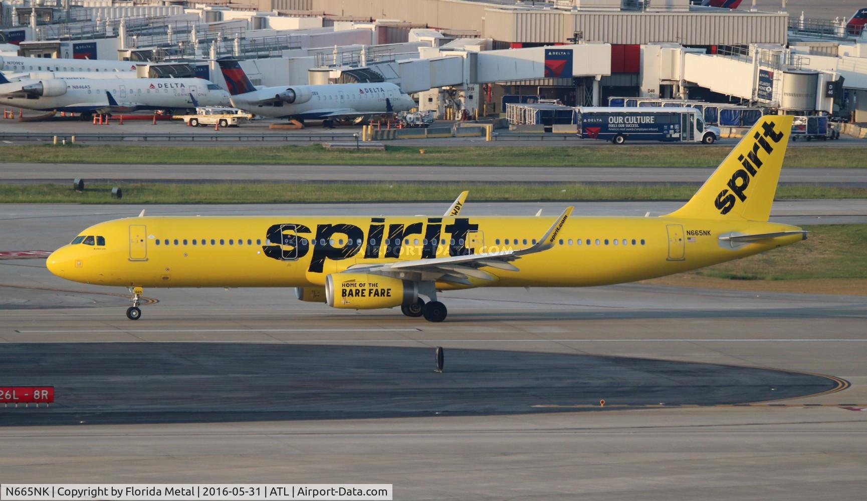 N665NK, 2016 Airbus A321-231 C/N 7045, Spirit
