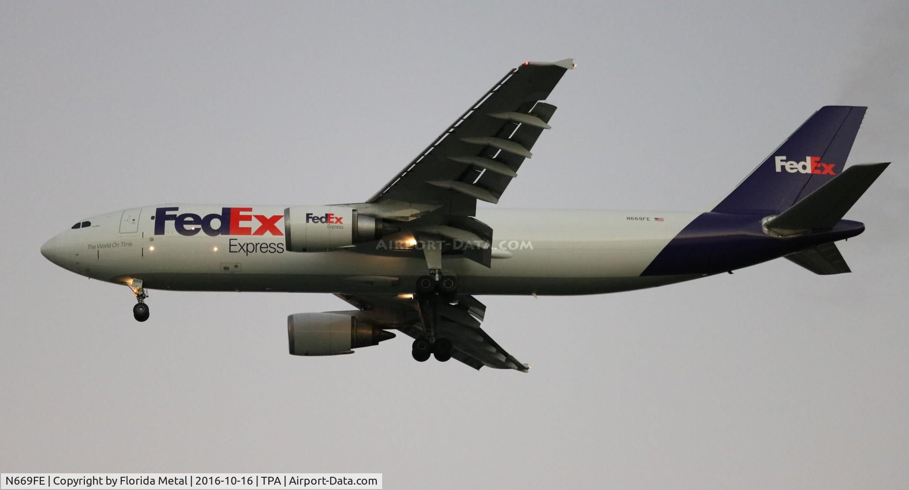 N669FE, 1996 Airbus A300F4-605R C/N 774, Fed Ex