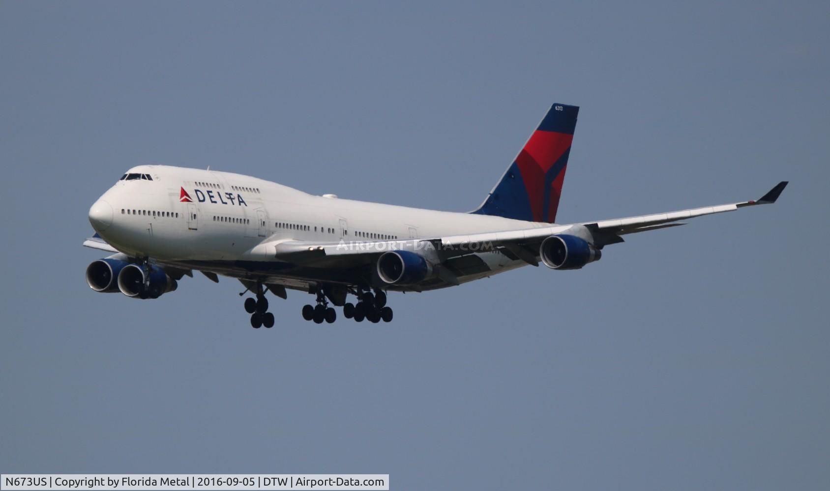 N673US, 1999 Boeing 747-451 C/N 30268, Delta