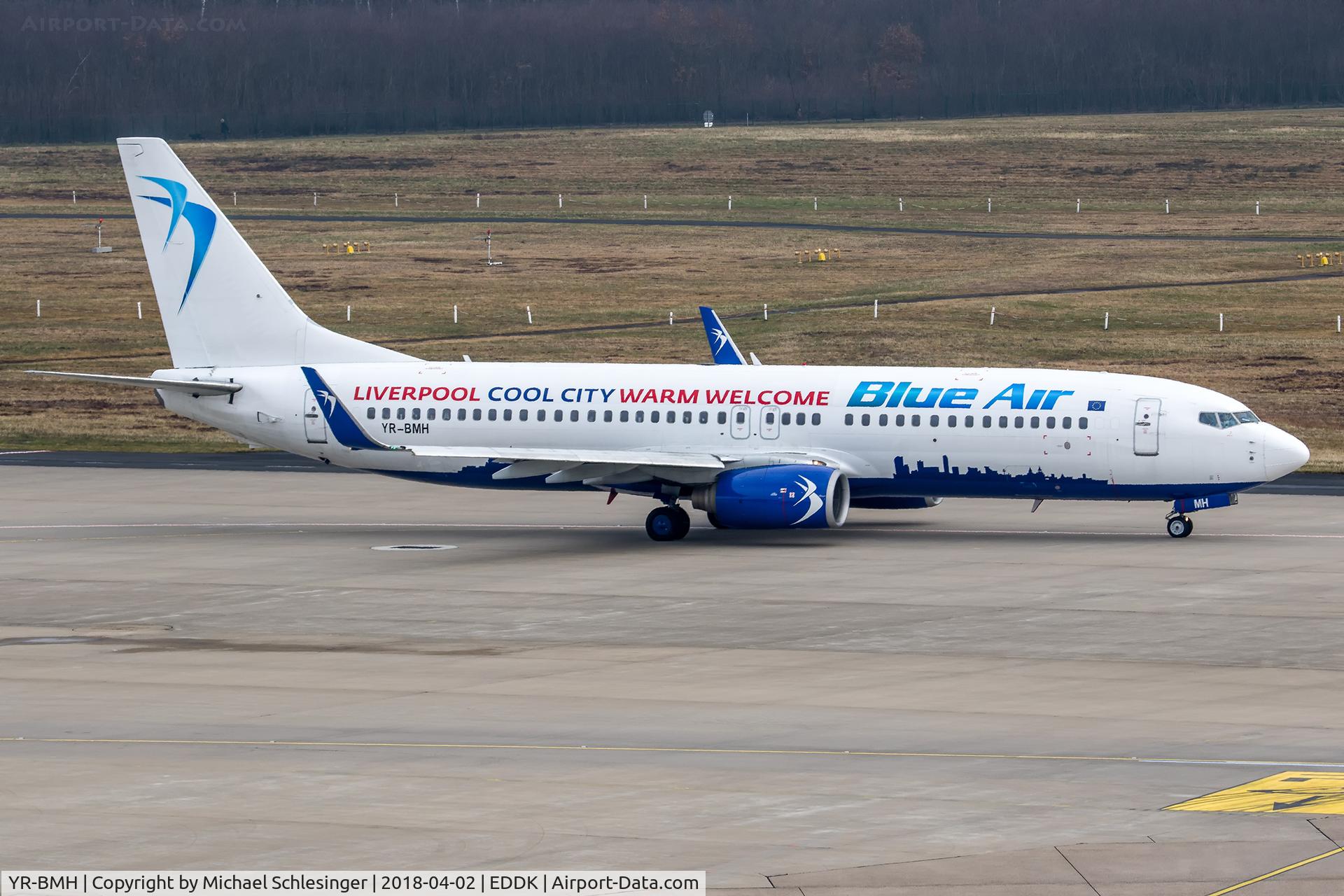 YR-BMH, 1998 Boeing 737-8K5 C/N 27989, YR-BMH - Boeing 737-8K5(WL) - Blue Air