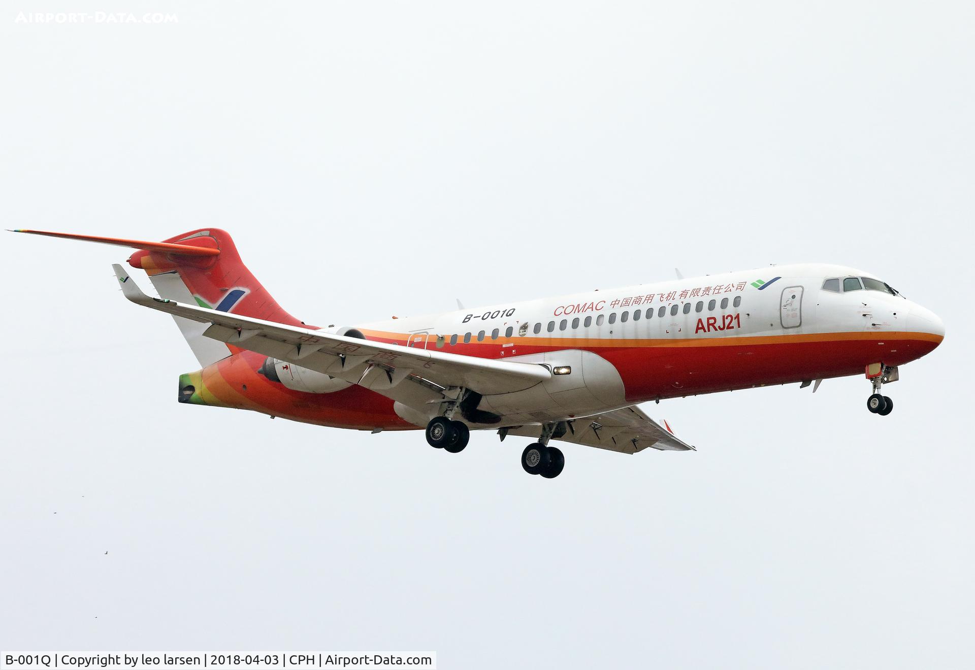 B-001Q, 2010 Comac ARJ21-700 Xiangfeng C/N 104, Copenhagen 3.4.2018