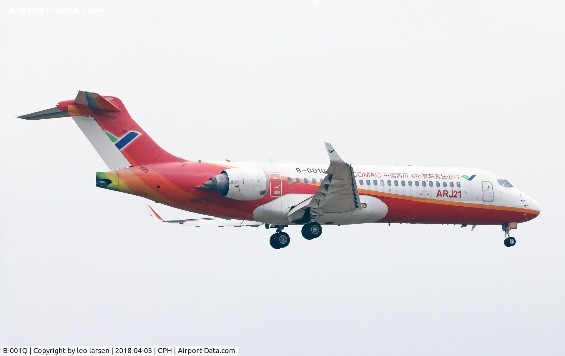 B-001Q, 2010 Comac ARJ21-700 Xiangfeng C/N 104, Copenhagen 3.4.2018