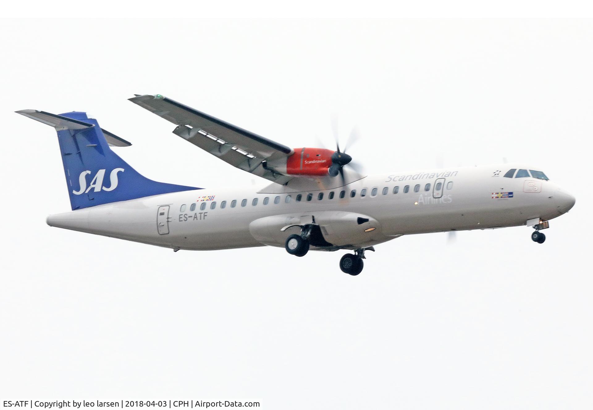 ES-ATF, 2013 ATR 72-600 (72-212A) C/N 1131, Copenhagen 3.4.2018