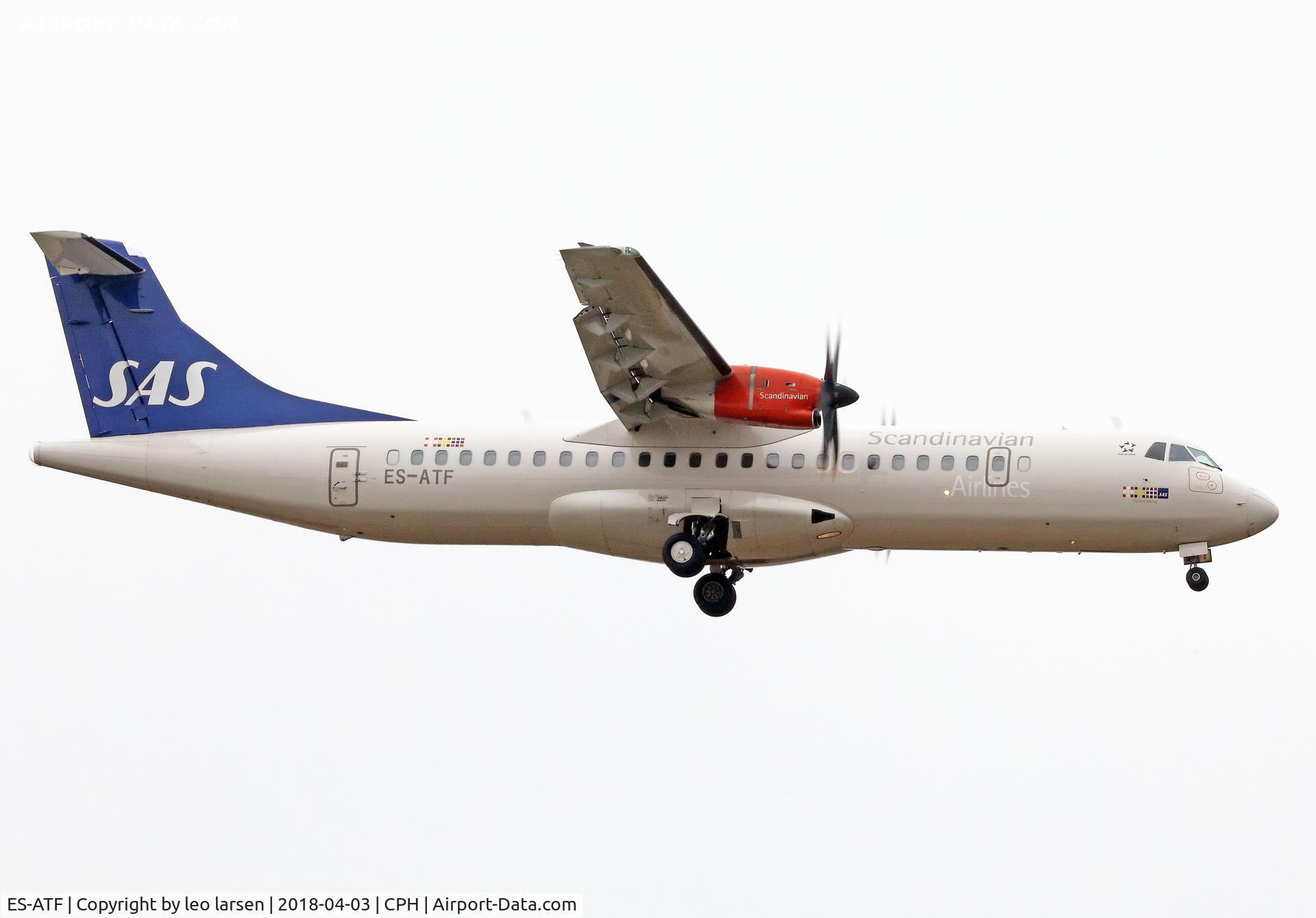 ES-ATF, 2013 ATR 72-600 (72-212A) C/N 1131, Copenhagen 3.4.2018