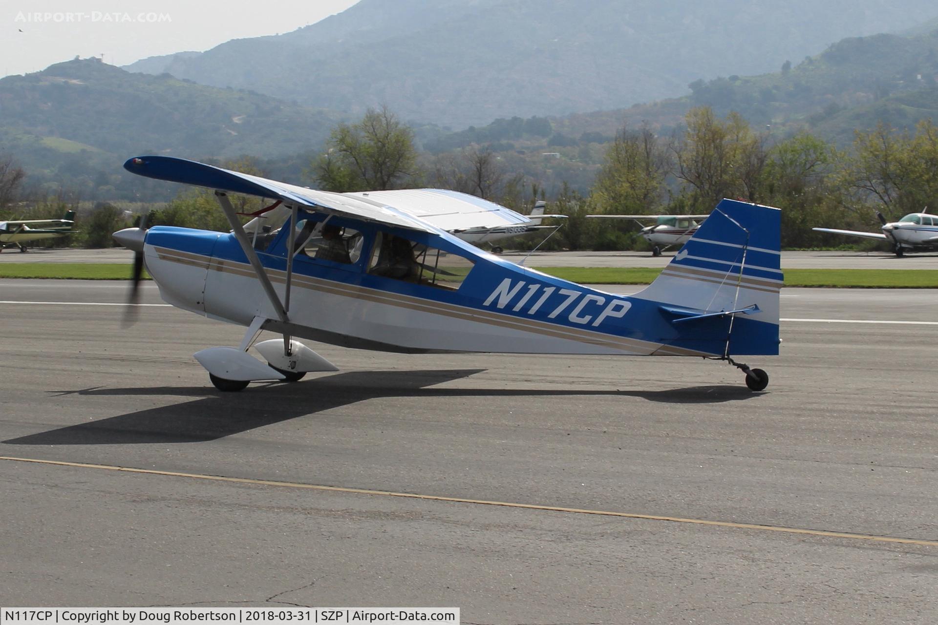 N117CP, American Champion 7GCBC Citabria C/N 1275-99, 1999 American  Champion 7GCBC CITABRIA, Lycoming O-320 150 Hp, taxi back