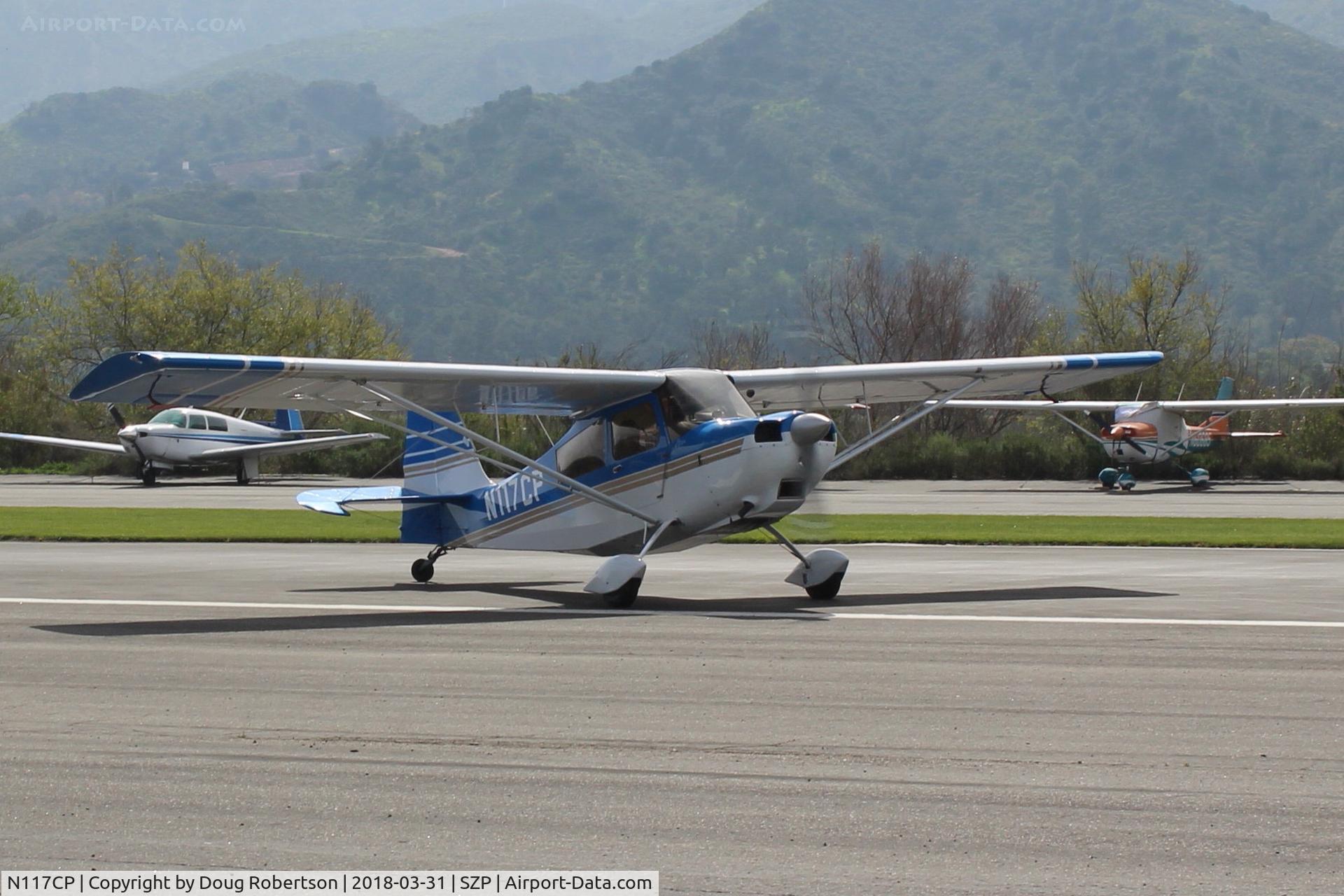 N117CP, American Champion 7GCBC Citabria C/N 1275-99, 1999 American Champion 7GCBC CITABRIA, Lycoming O-320 150 Hp, taxi off the active