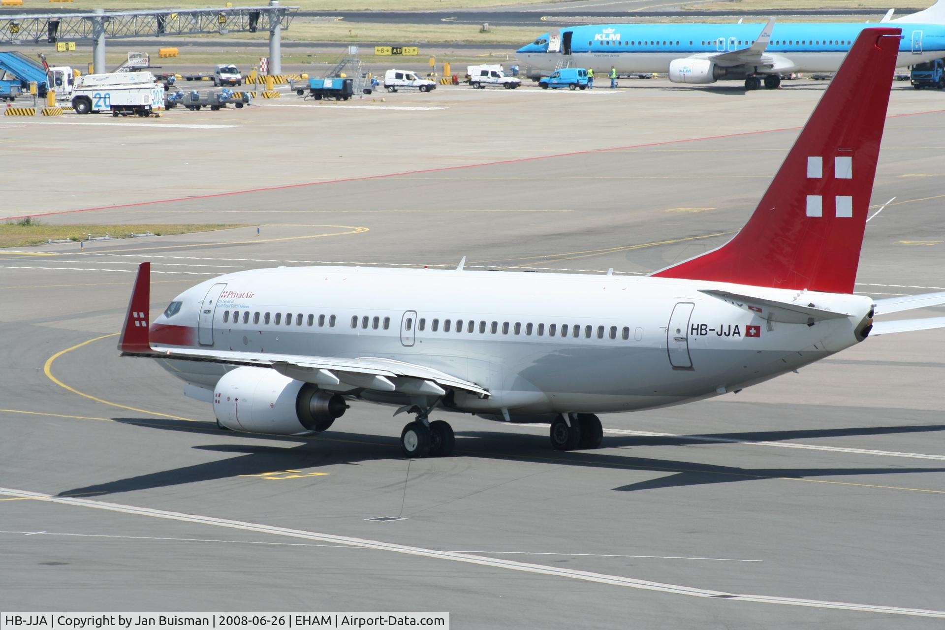 HB-JJA, 2005 Boeing 737-7AK BBJ C/N 34303, PrivatAir