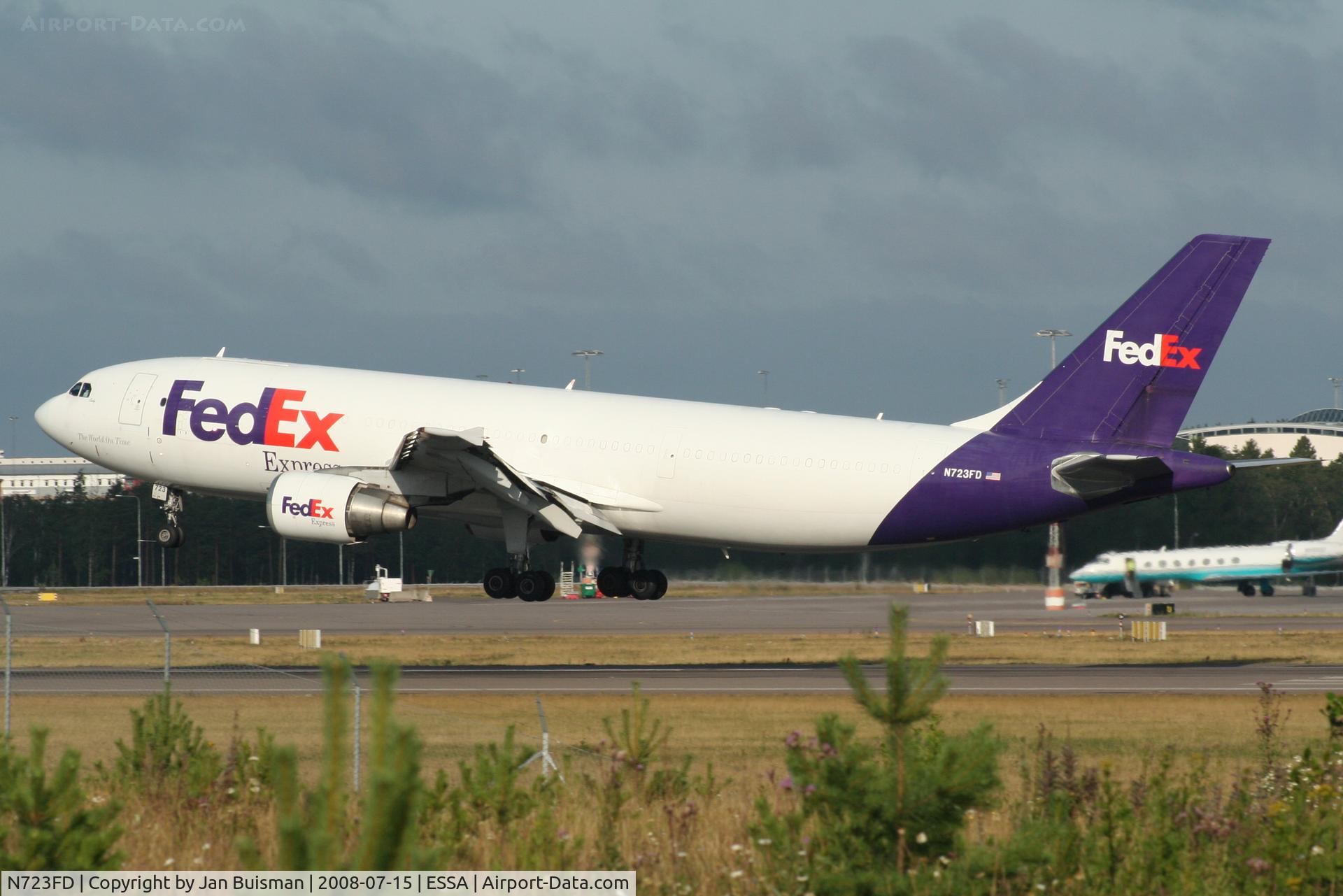 N723FD, 1990 Airbus A300B4-622R C/N 543, Fedex