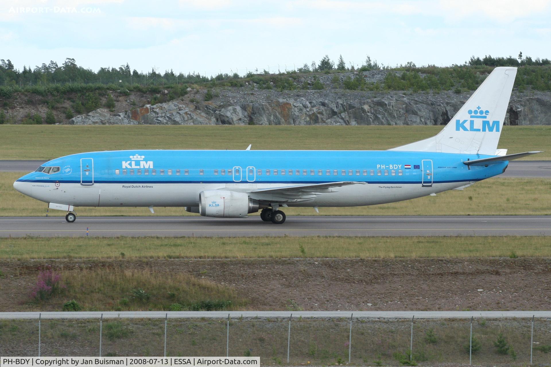 PH-BDY, 1990 Boeing 737-406 C/N 24959, KLM