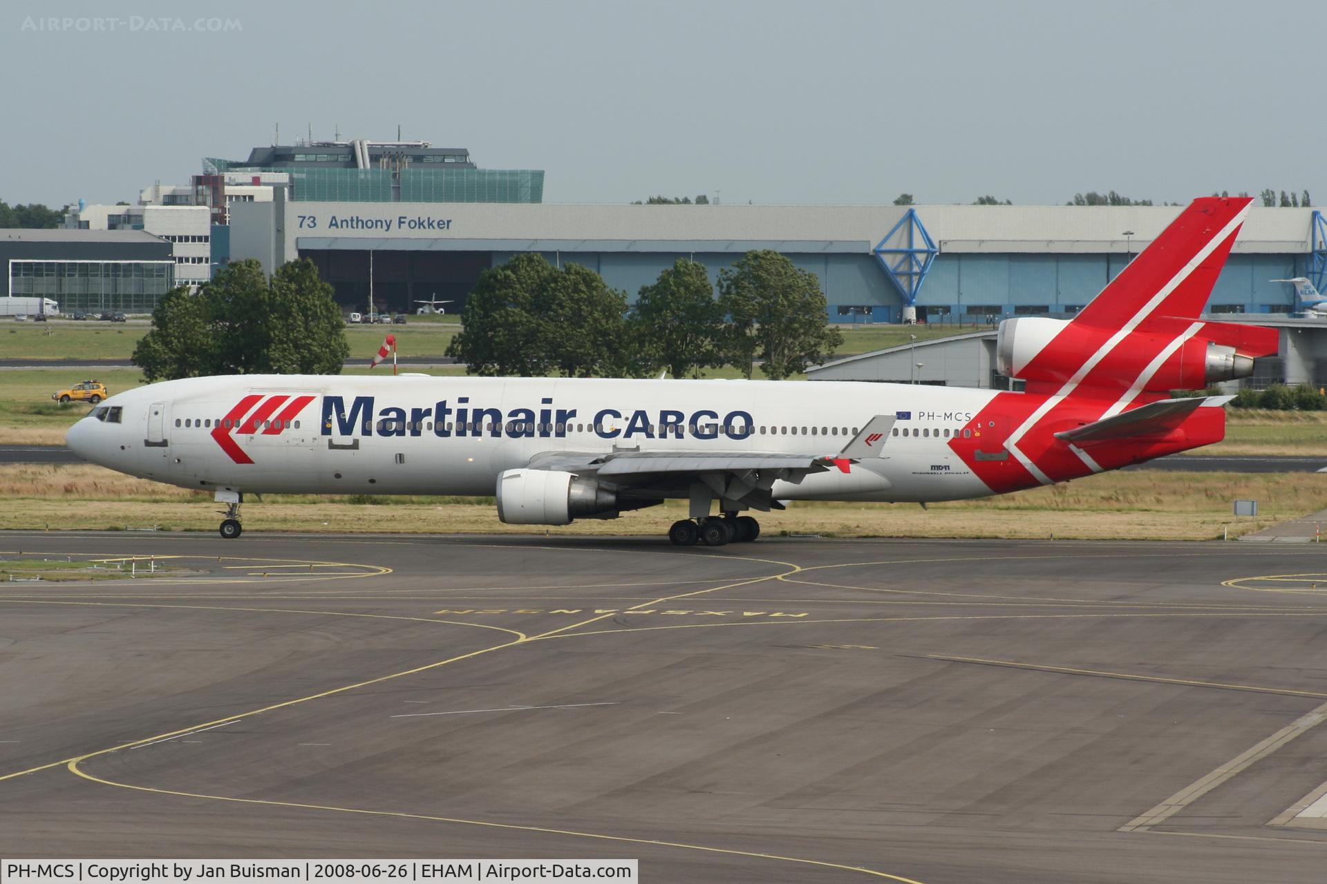 PH-MCS, 1995 McDonnell Douglas MD-11F C/N 48618, Martinair