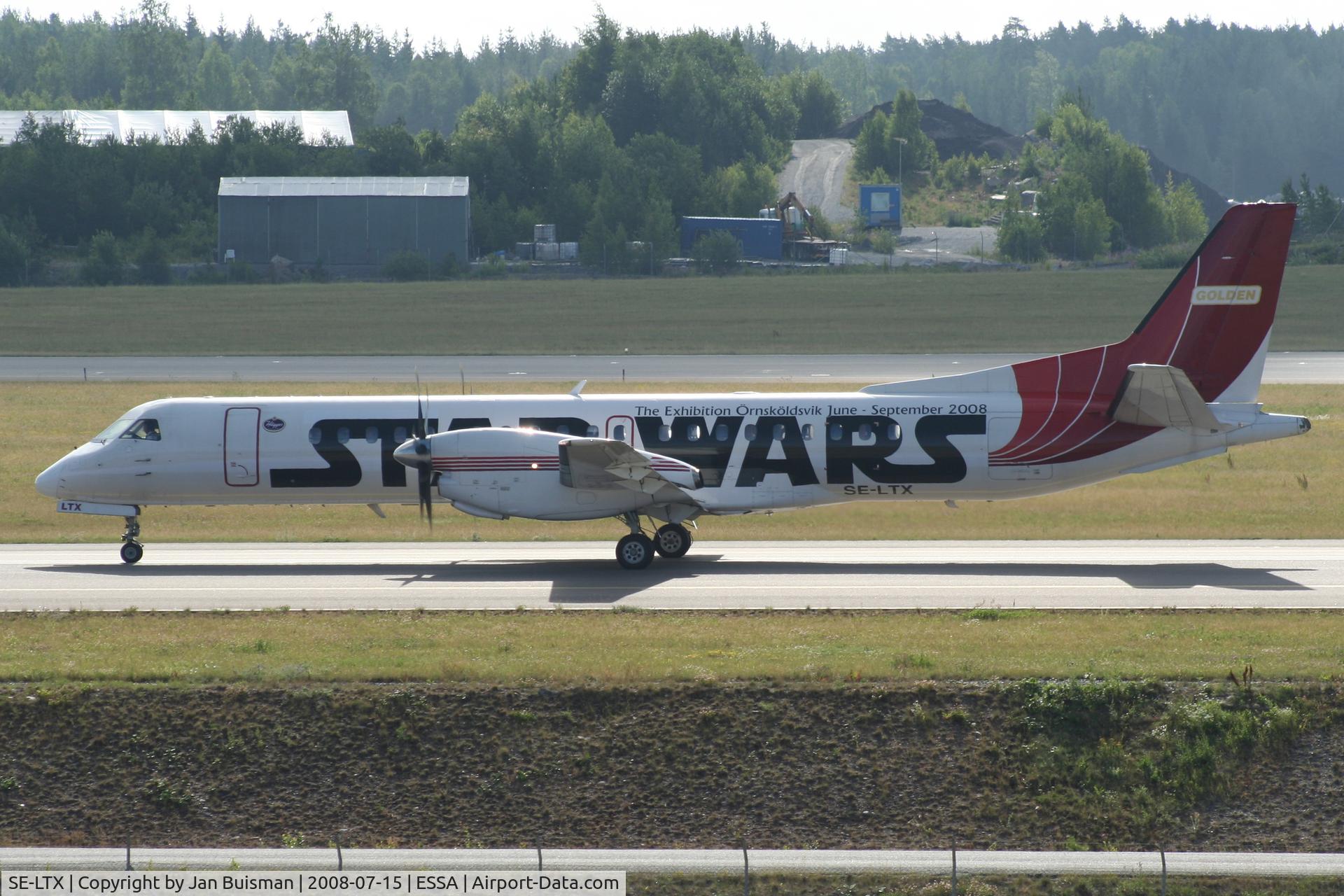 SE-LTX, 1995 Saab 2000 C/N 2000-024, Golden Air