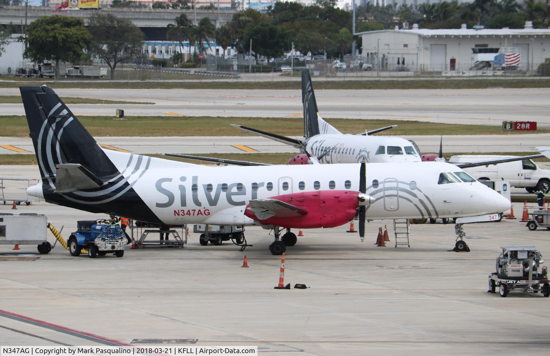 N347AG, 1998 Saab 340B C/N 340B-447, SAAB 340B