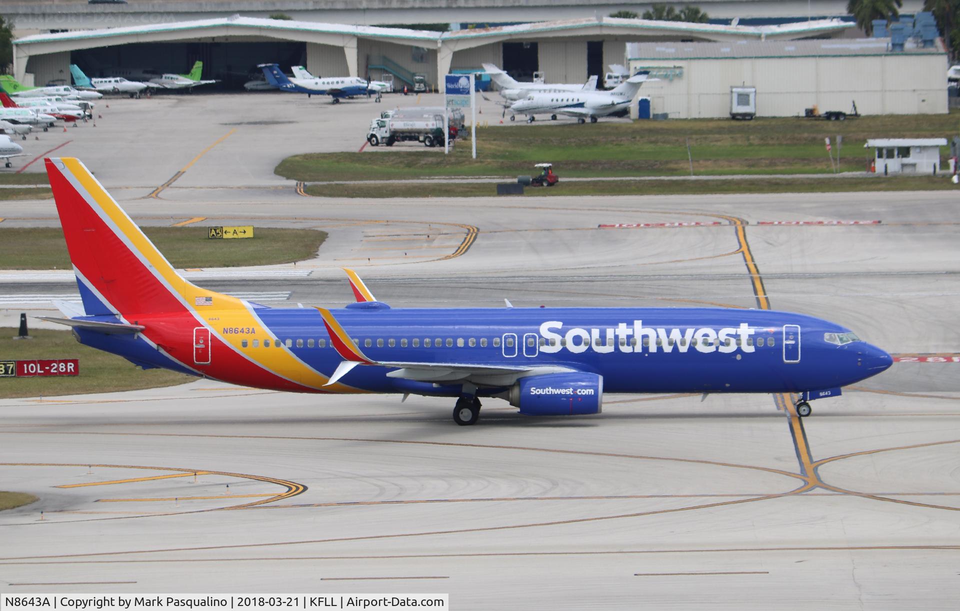 N8643A, 2014 Boeing 737-8H4 C/N 42524, Boeing 737-800