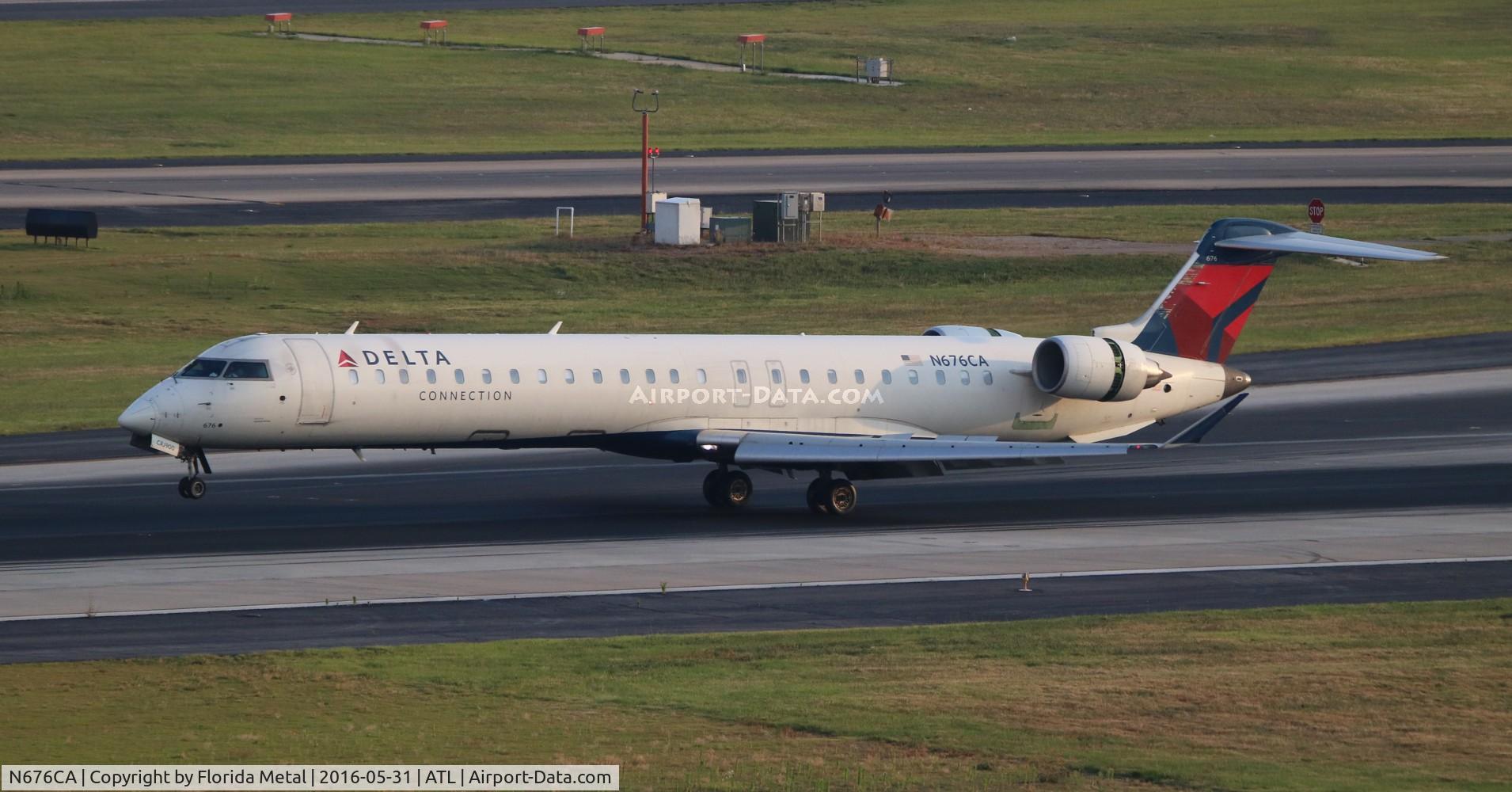 N676CA, 2007 Bombardier CRJ-900ER (CL-600-2D24) C/N 15127, Delta Connection