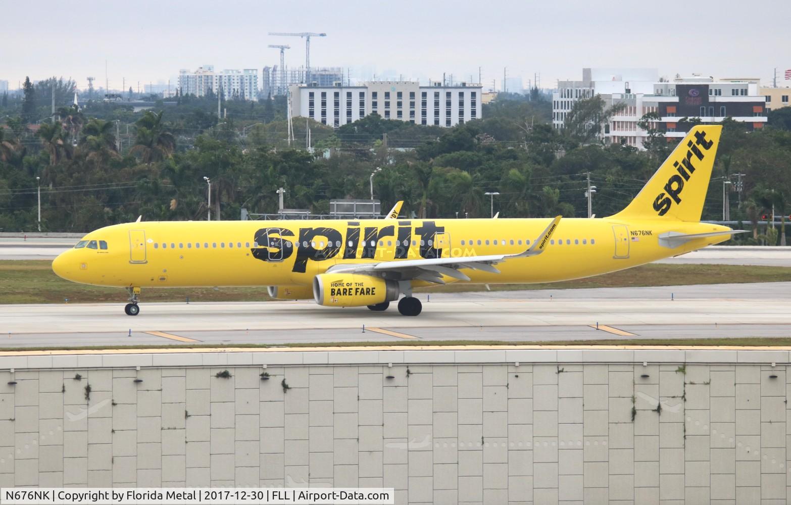 N676NK, 2017 Airbus A321-231 C/N 7734, Spirit