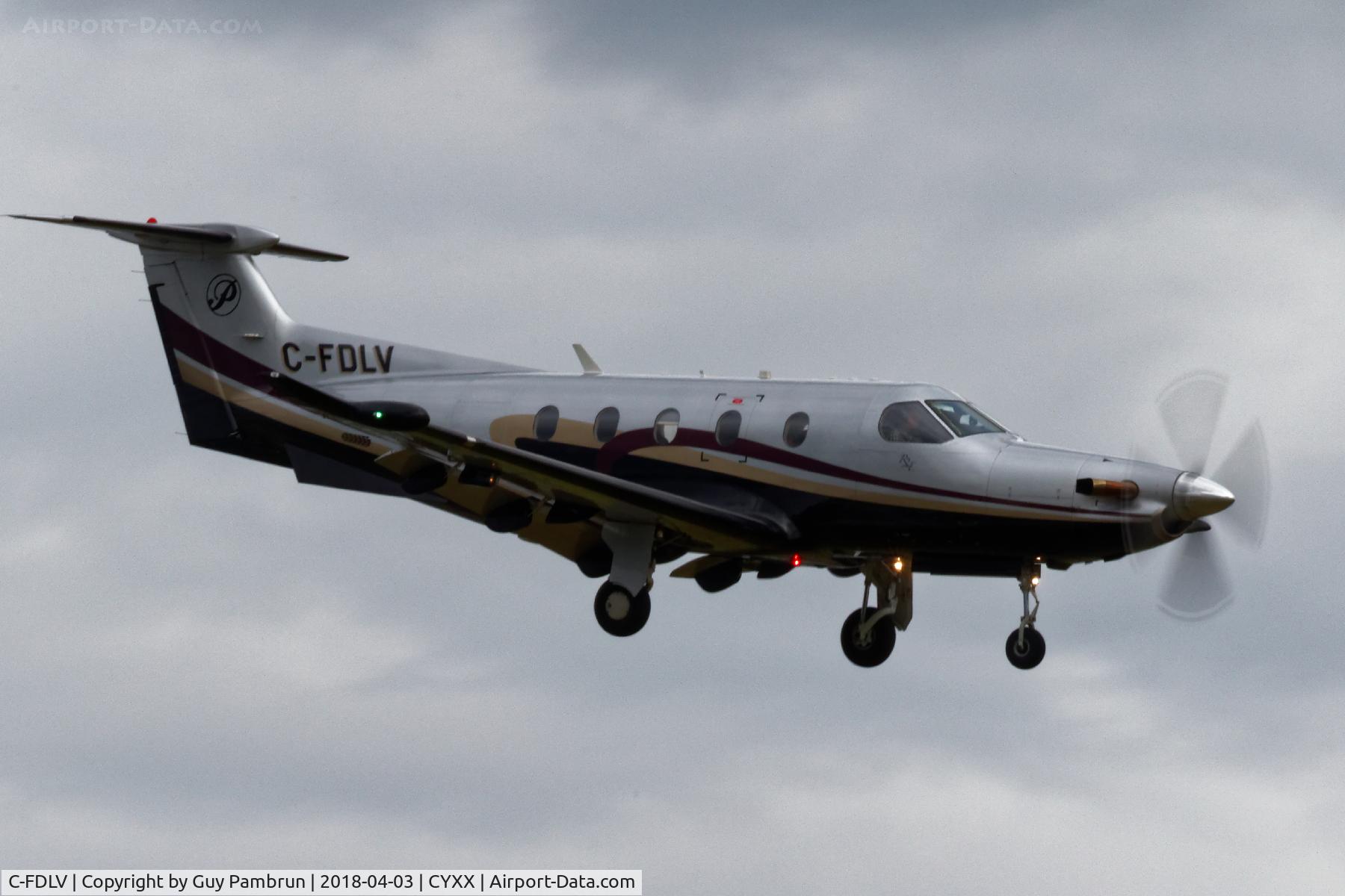 C-FDLV, 2007 Pilatus PC-12/47 C/N 864, Landing