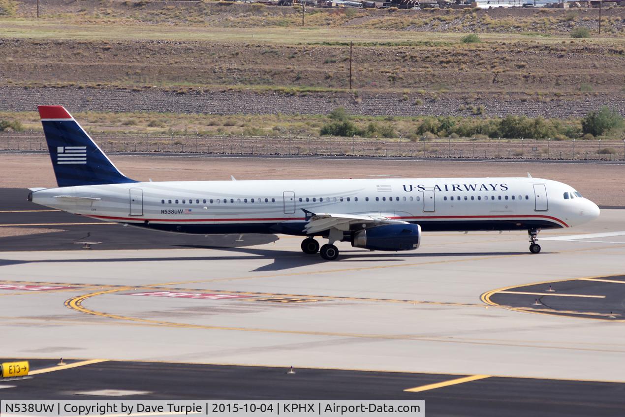 N538UW, 2009 Airbus A321-231 C/N 4050, No comment.