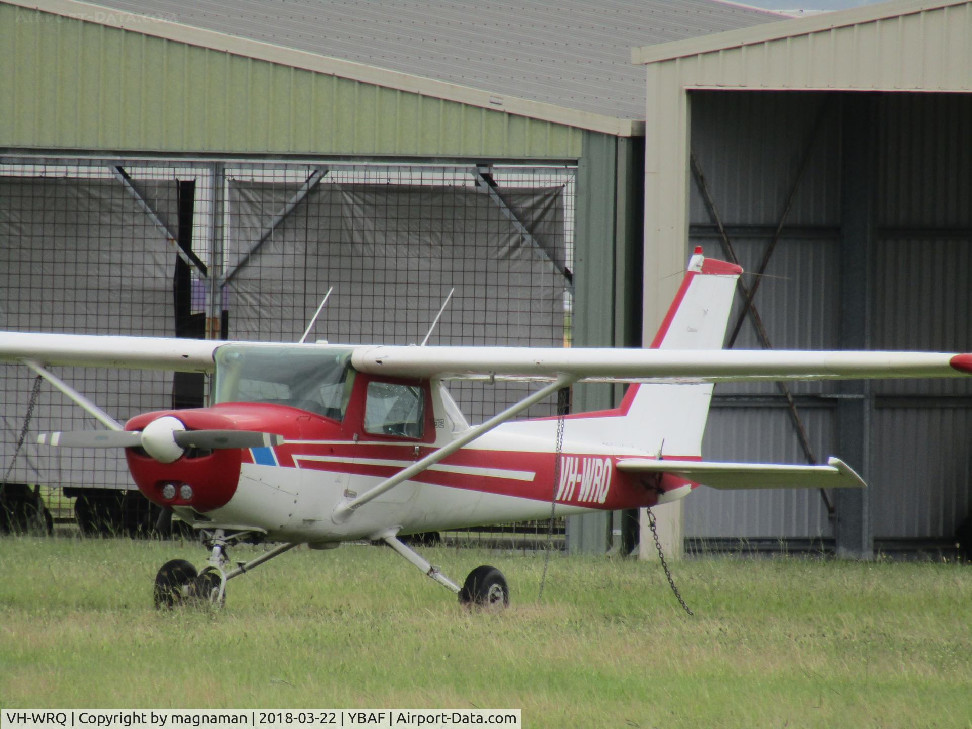 VH-WRQ, 1978 Cessna 152 C/N 15281881, on grss