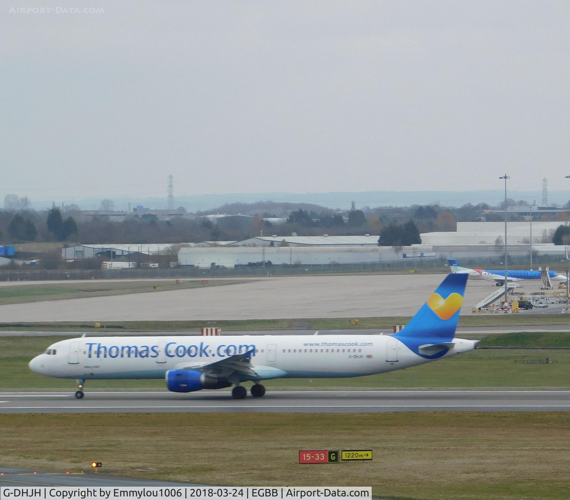 G-DHJH, 2000 Airbus A321-211 C/N 1238, from freeport car park