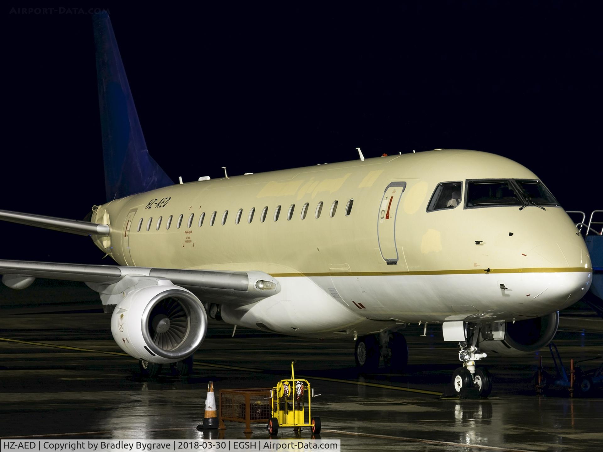 HZ-AED, 2006 Embraer 170LR (ERJ-170-100LR) C/N 17000119, Sat on stand 6