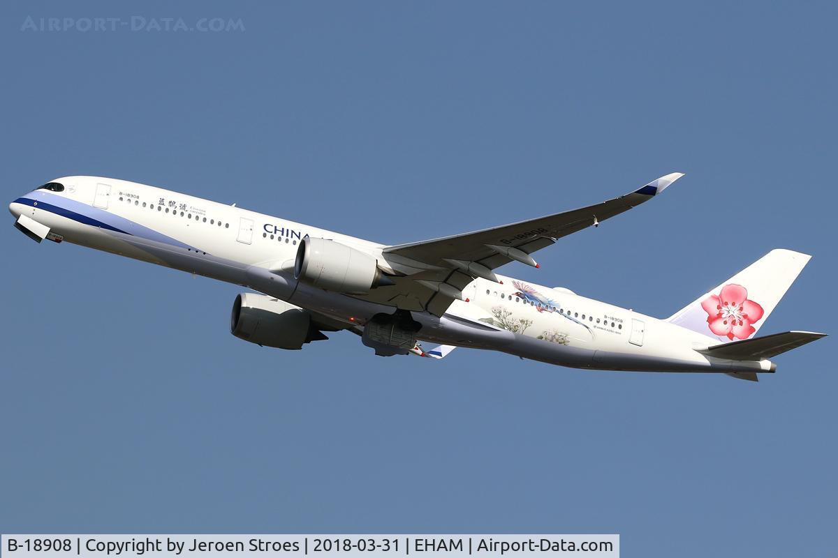 B-18908, 2017 Airbus A350-941 C/N 121, eham