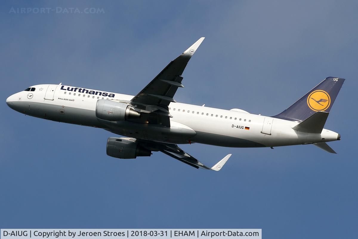 D-AIUG, 2014 Airbus A320-214 C/N 6202, eham