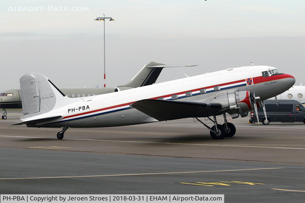 PH-PBA, 1943 Douglas DC-3C-S1C3G (C-47A-75-DL) C/N 19434, eham