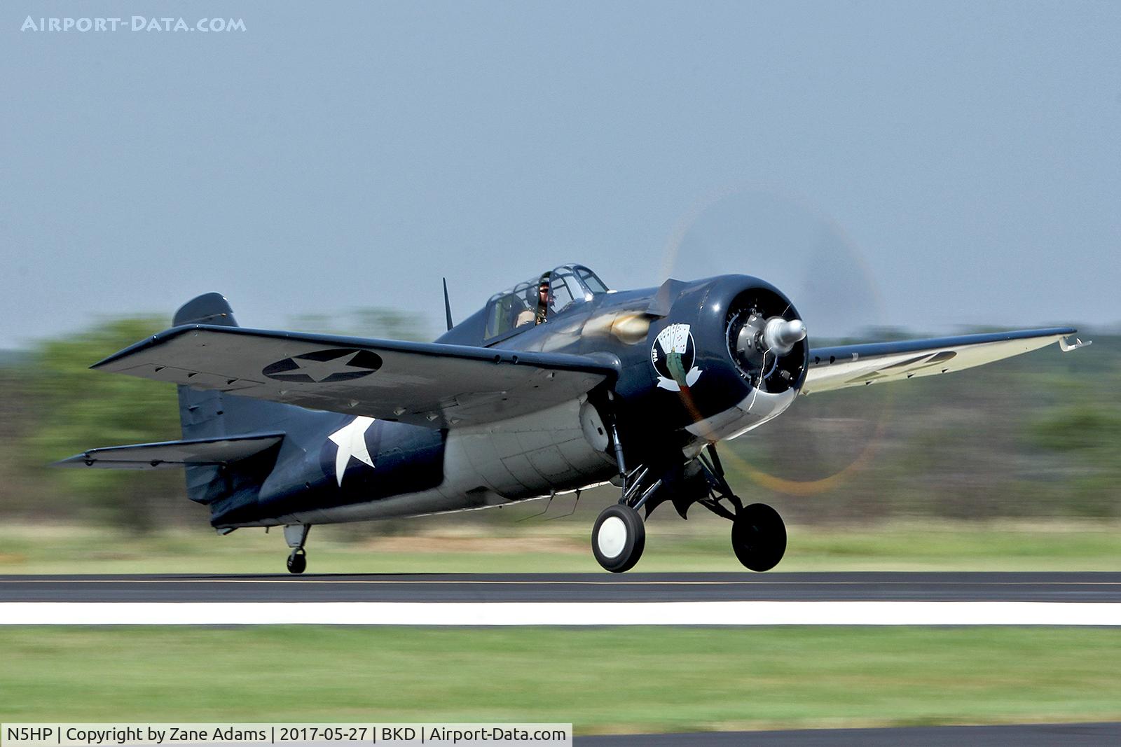 N5HP, 1945 General Motors (Grumman) FM-2 Wildcat C/N 5835, At the 2017 Breckenridge Warbird Show