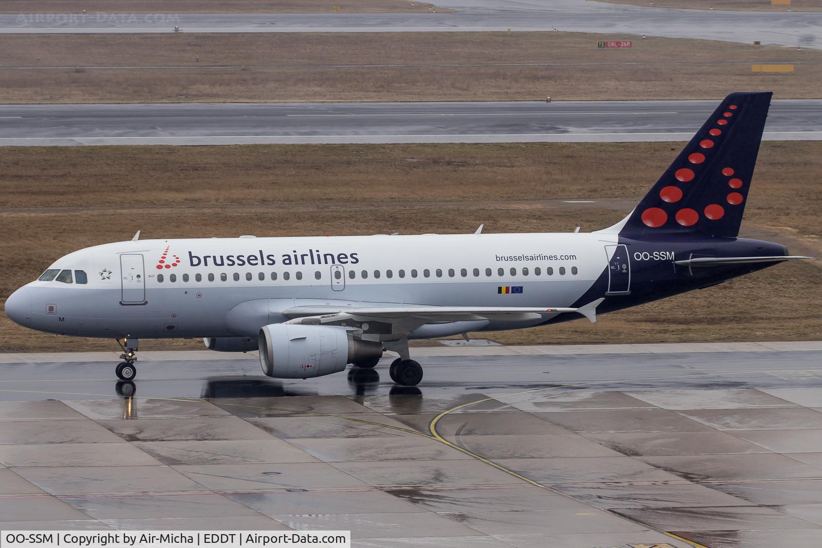 OO-SSM, 2000 Airbus A319-112 C/N 1388, Brussels Airlines