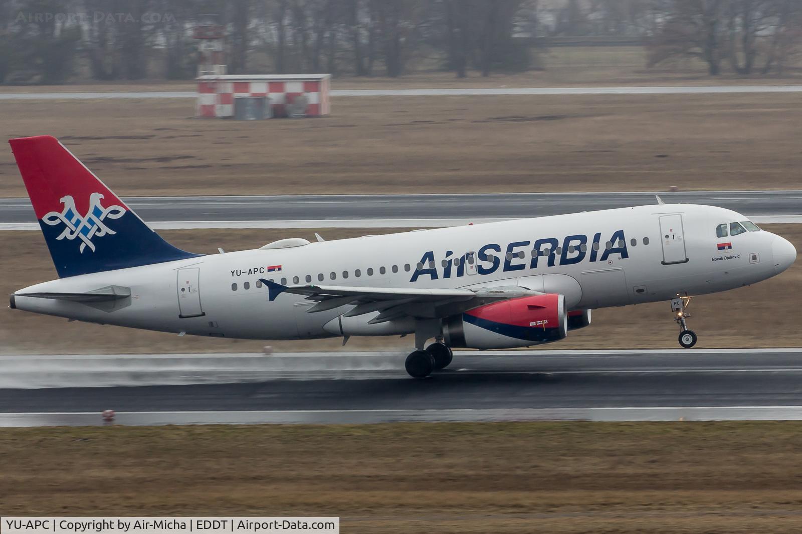 YU-APC, 2005 Airbus A319-132 C/N 2621, Air Serbia